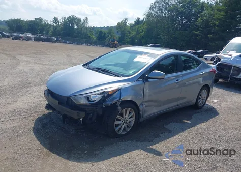 2015 Hyundai Elantra Se from USA, damaged, VIN 5NPDH4AE4FH608059